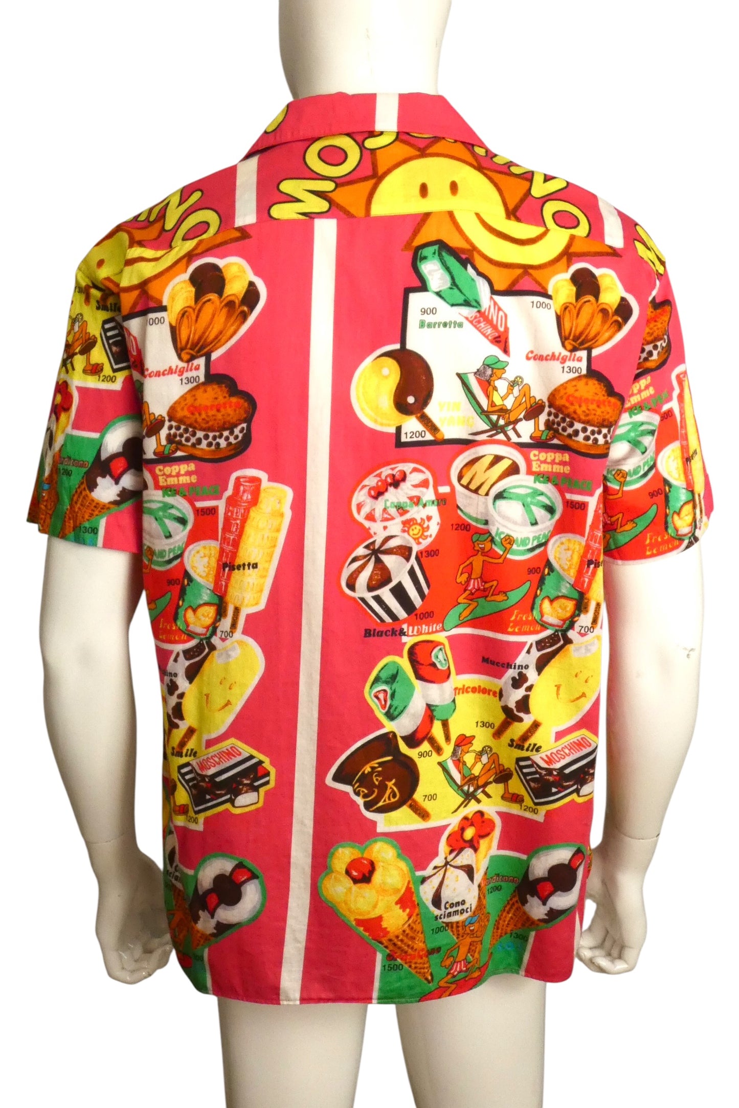 MOSCHINO COUTURE! - 2019 Cotton Print Shirt, Size-Large