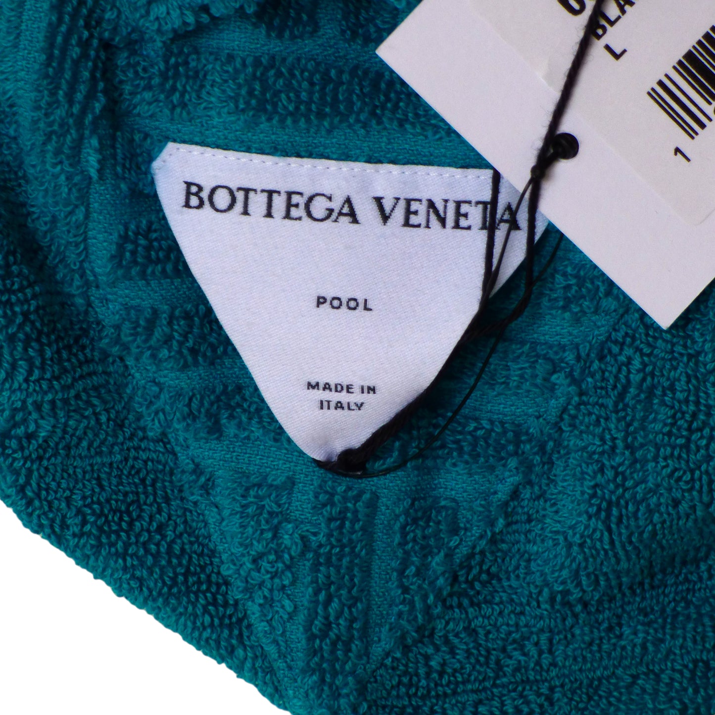 BOTTEGA VENETA- NWT Teal Intreccio Cabana Robe, Size Large