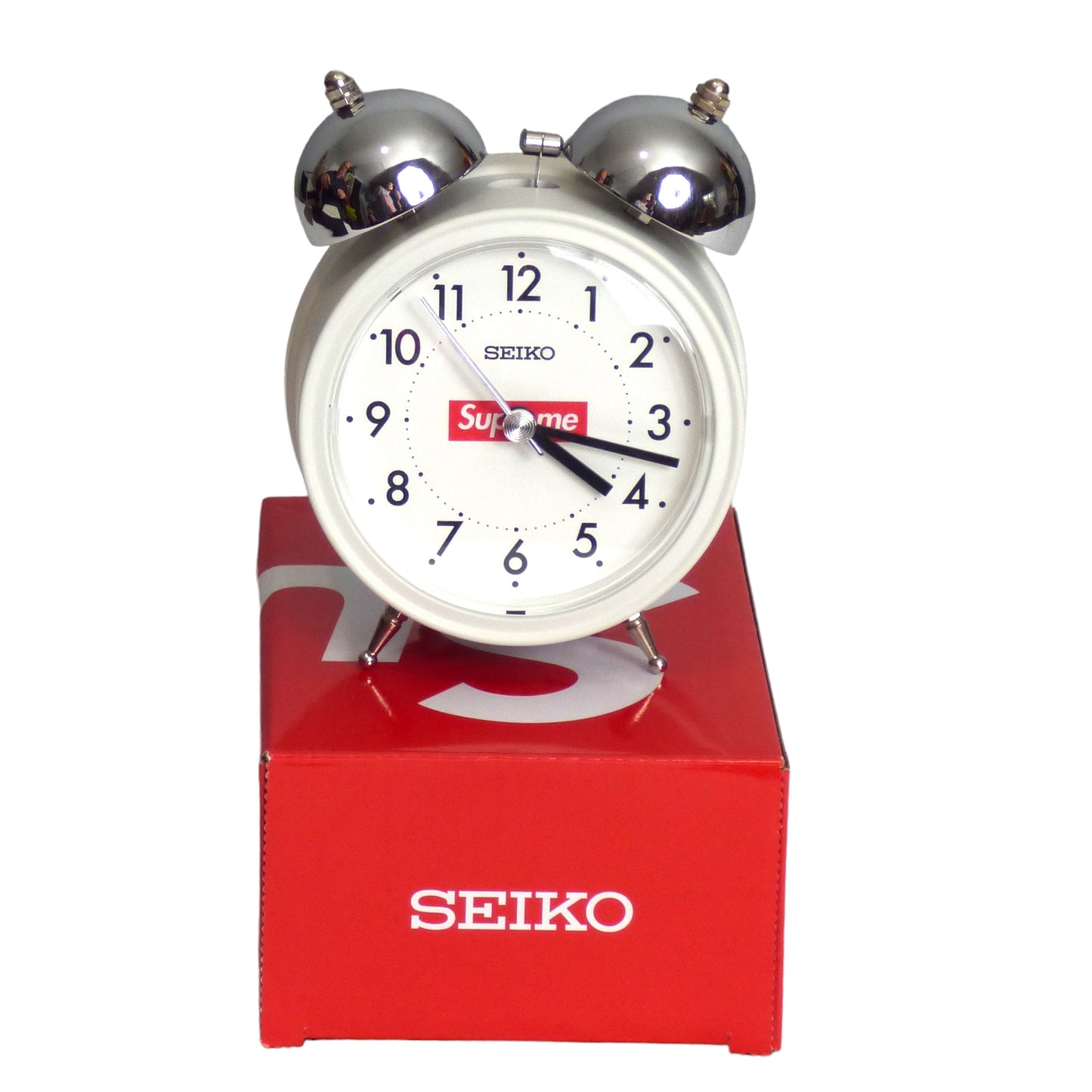 SUPREME x SEIKO- 2023 White Alarm Clock