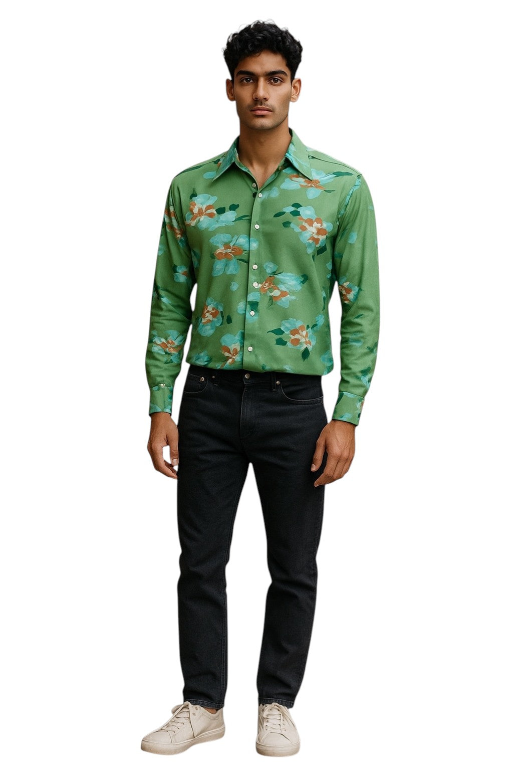 1970s Nylon Shirt, Size Large