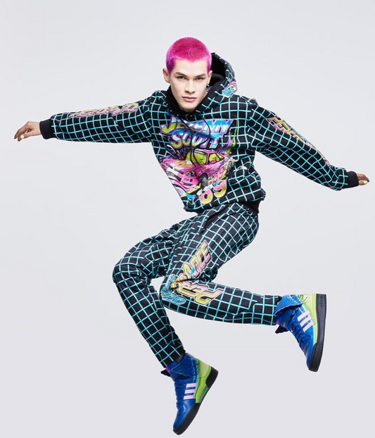 JEREMY SCOTT X ADIDAS- NWT 2022 Adidas Racing Hoodie, Size Small