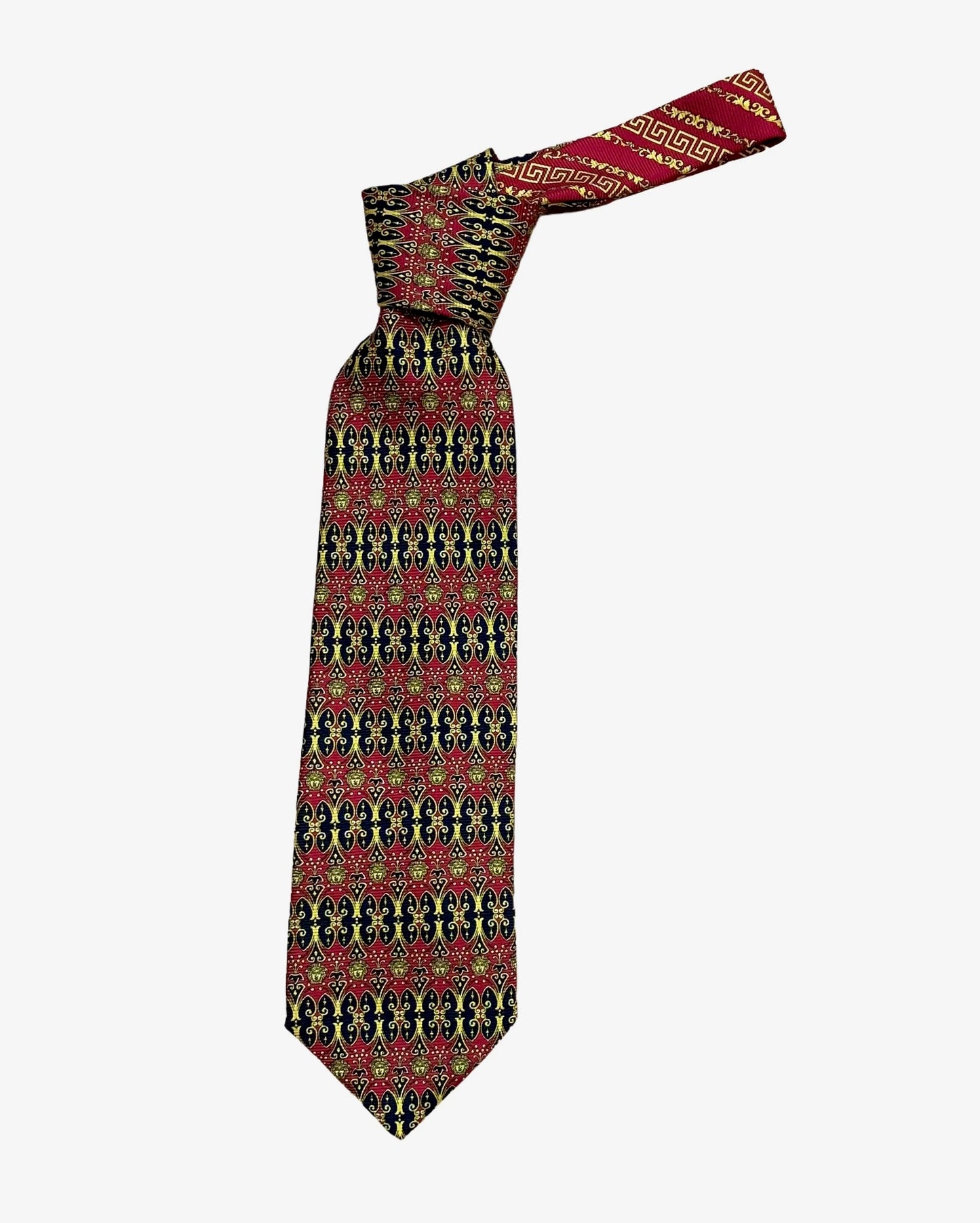 GIANNI VERSACE- Medusa Print Silk Tie