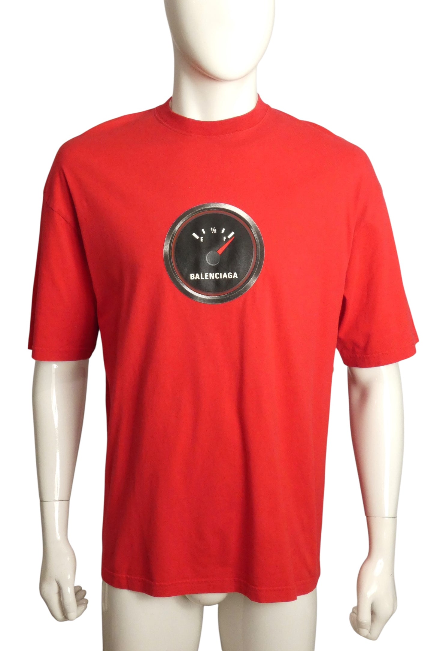 BALENCIAGA - 2018 Fuel Gauge Graphic T-Shirt, Size-Medium