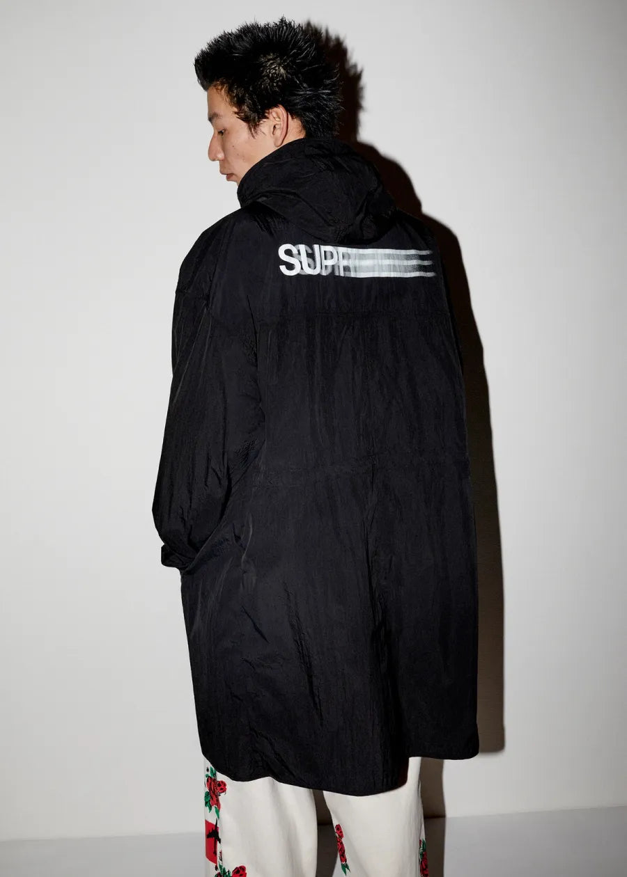 SUPREME- 2023 Motion Logo Parka, Size Mediium