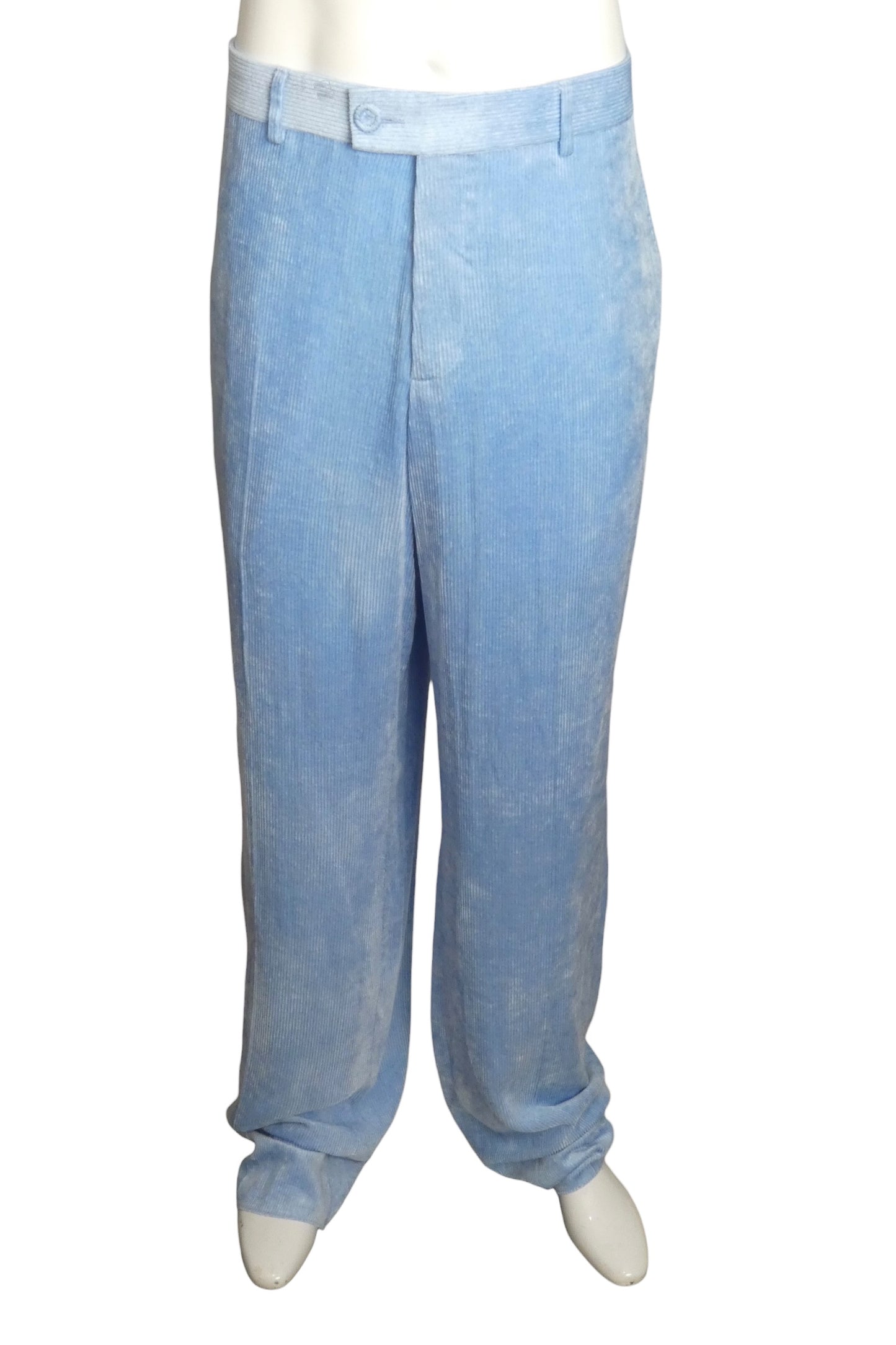 DIOR X ERL - Blue Corduroy Relaxed Pants, Waist-38