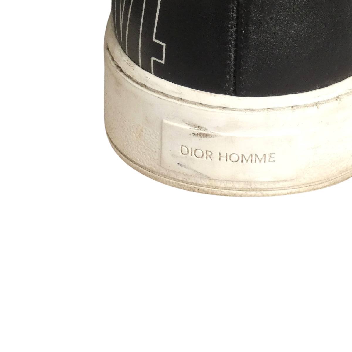 DIOR HOMME - 2017 B06 Black Leather Low Top Sneakers, Size-42