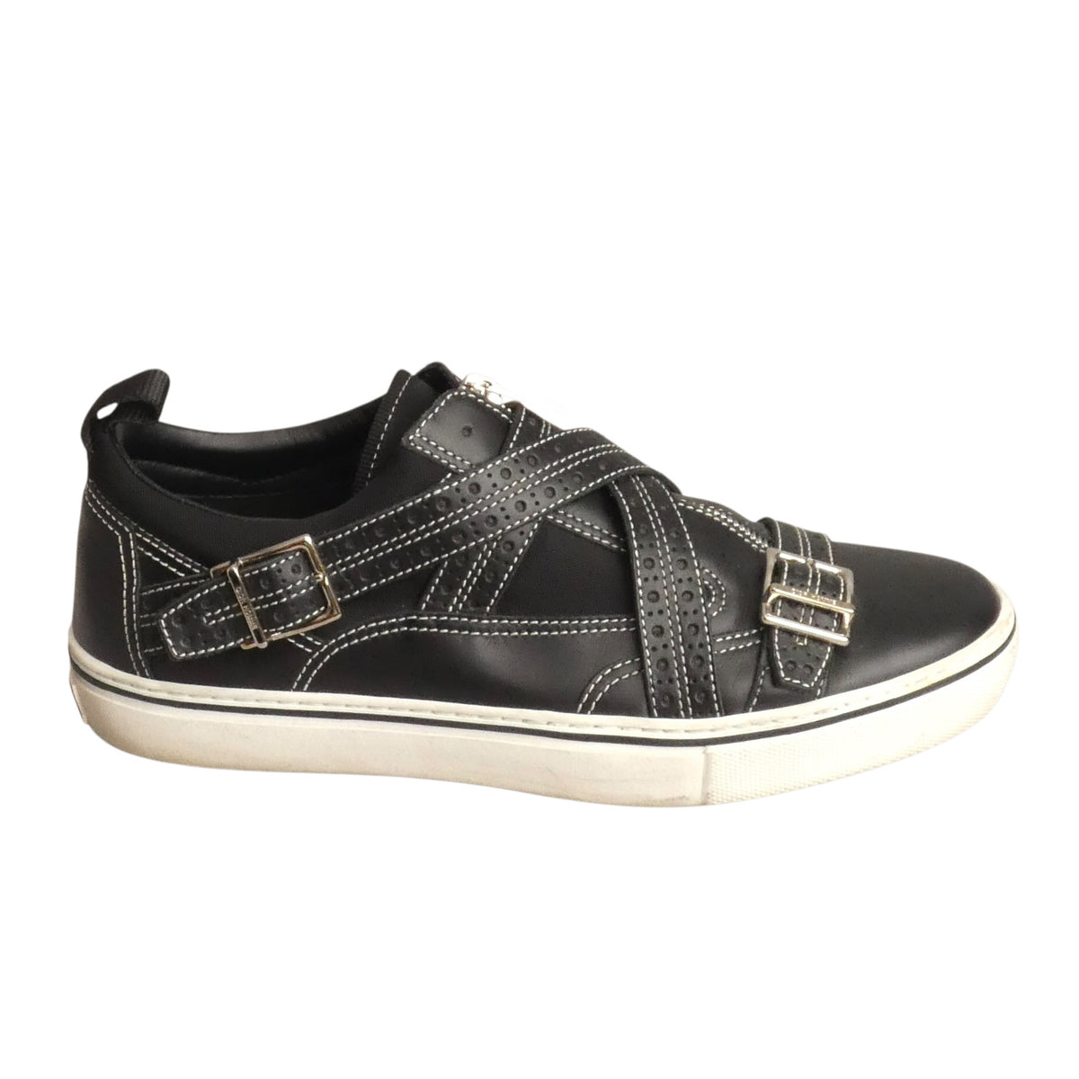 DIOR - 2017 Punk Strapped Low Top Sneakers, Size-42.5