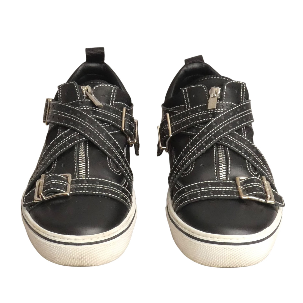 DIOR - 2017 Punk Strapped Low Top Sneakers, Size-42.5