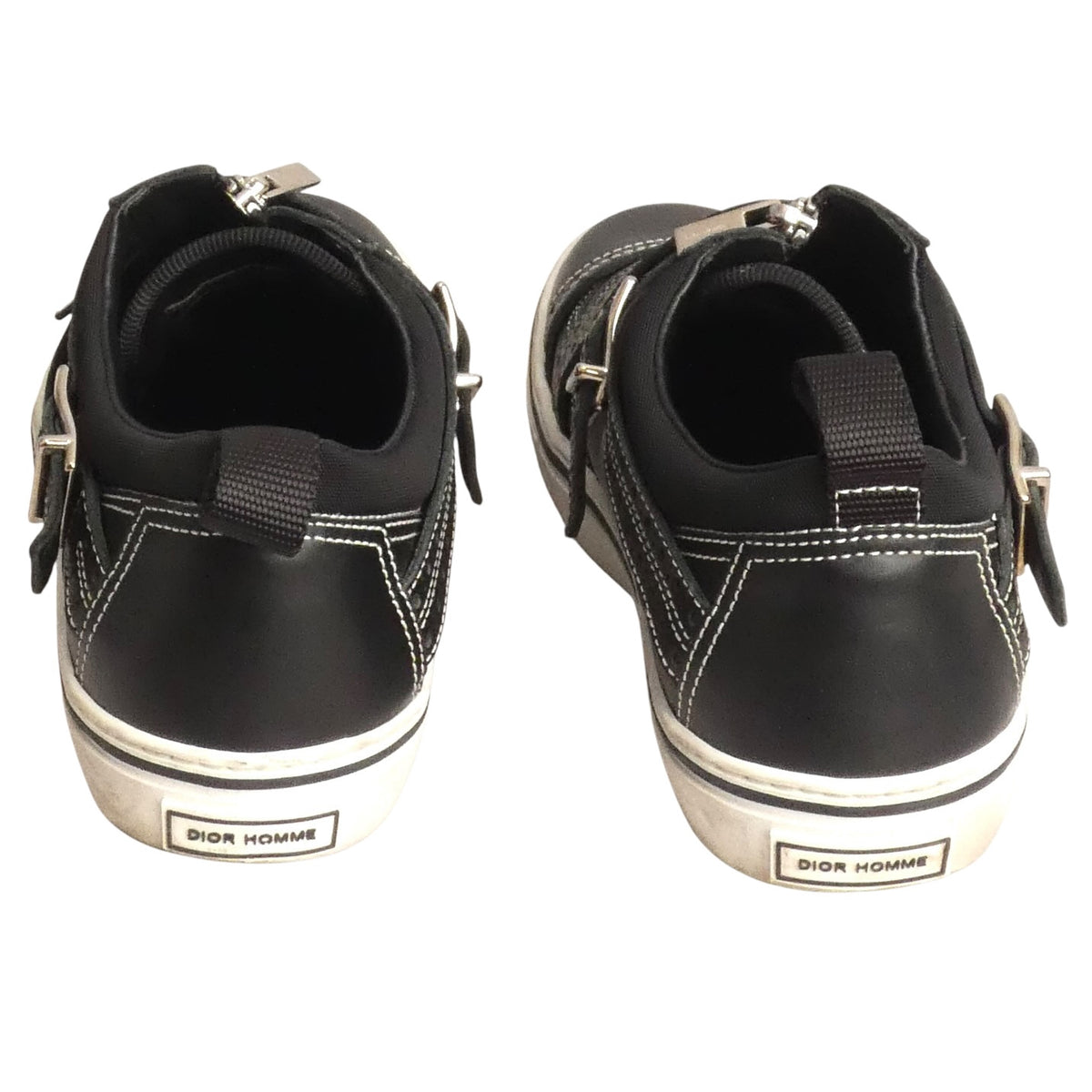 DIOR - 2017 Punk Strapped Low Top Sneakers, Size-42.5