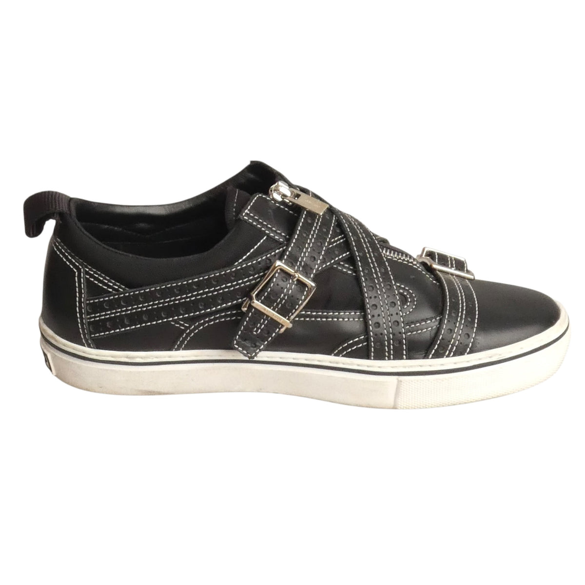 DIOR - 2017 Punk Strapped Low Top Sneakers, Size-42.5
