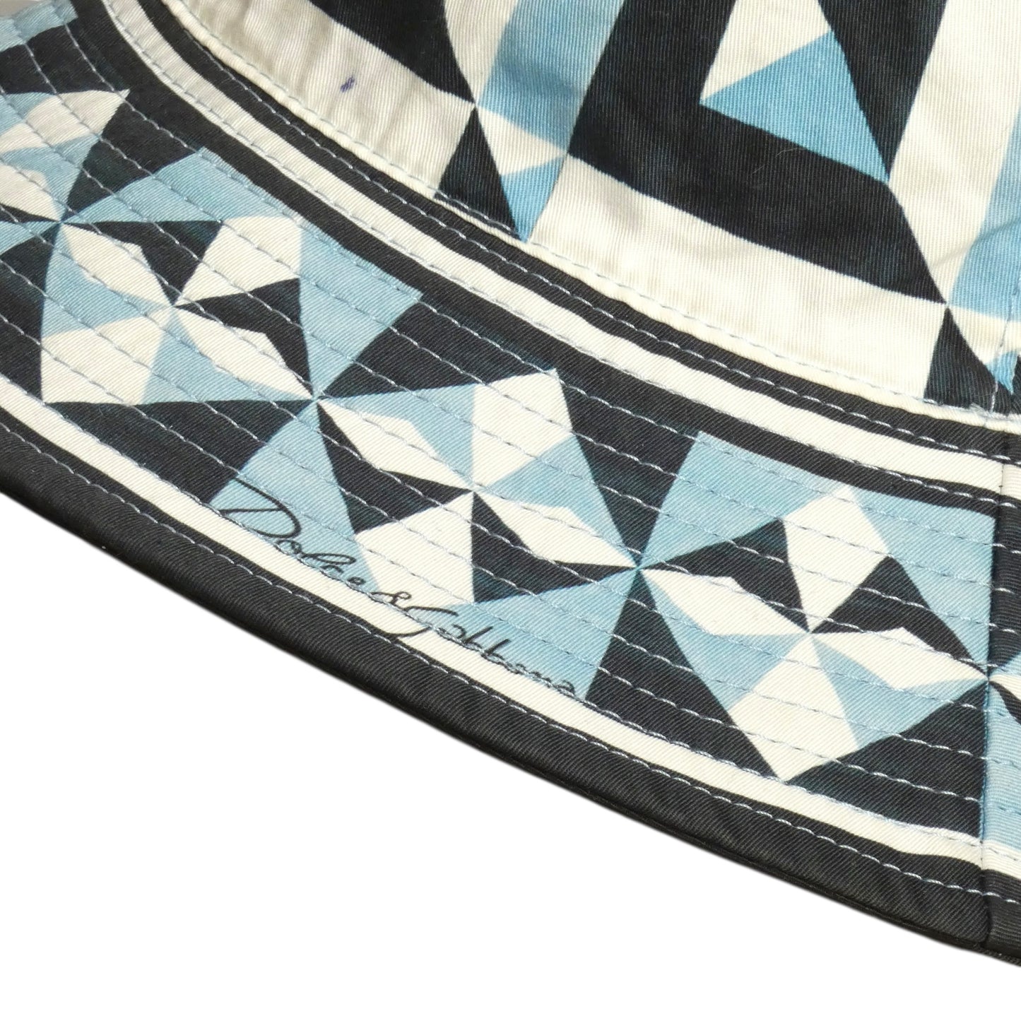DOLCE & GABBANA - Cotton Print Bucket Hat, Size-Large