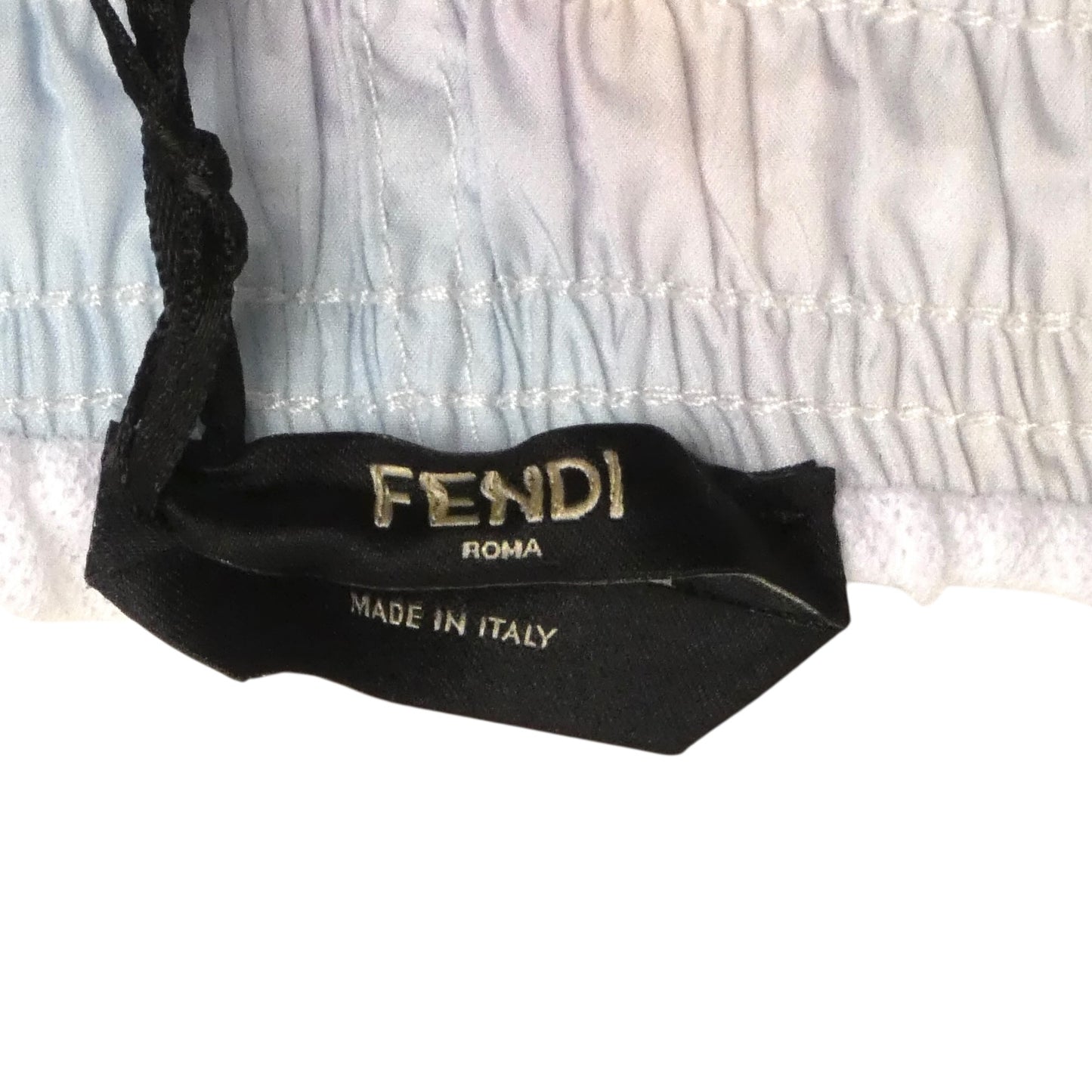 FENDI - 2022 NWT Pastel Logo Swimtrunks, Size-Large
