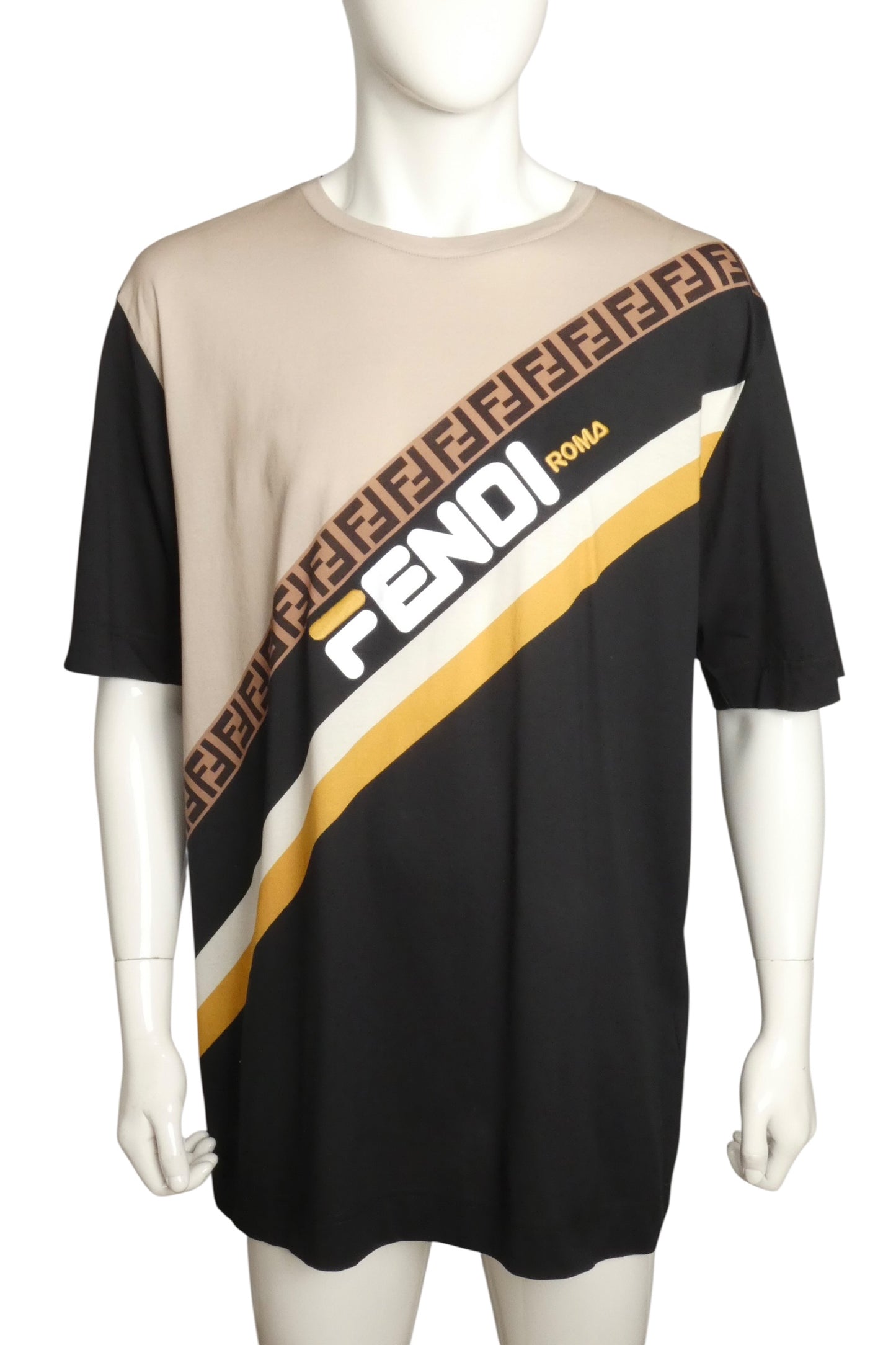 FENDI - NWT Mania Cotton T-Shirt, Size-XXL