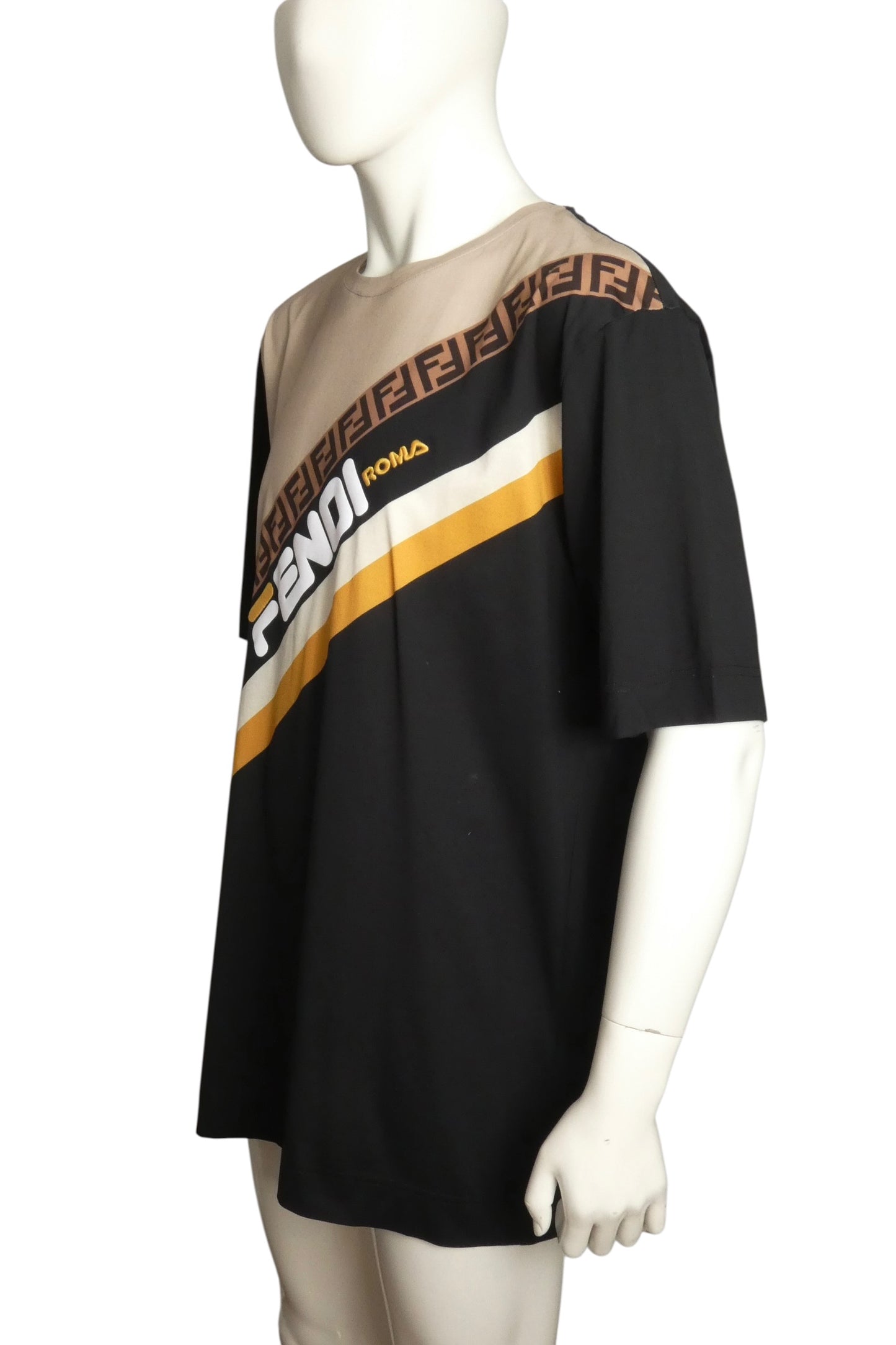 FENDI - NWT Mania Cotton T-Shirt, Size-XXL