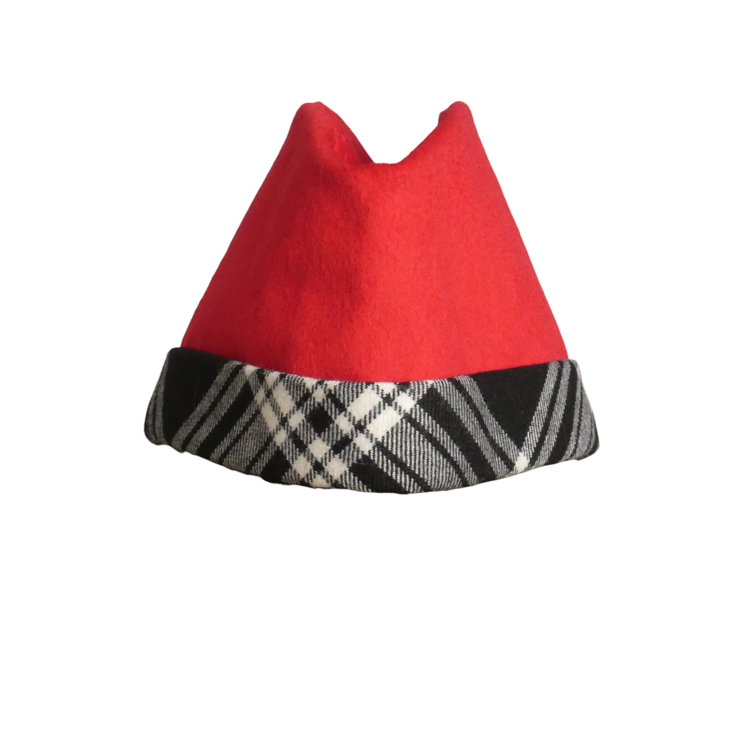 GELOT - 1980s Red Wool French Envelope Hat