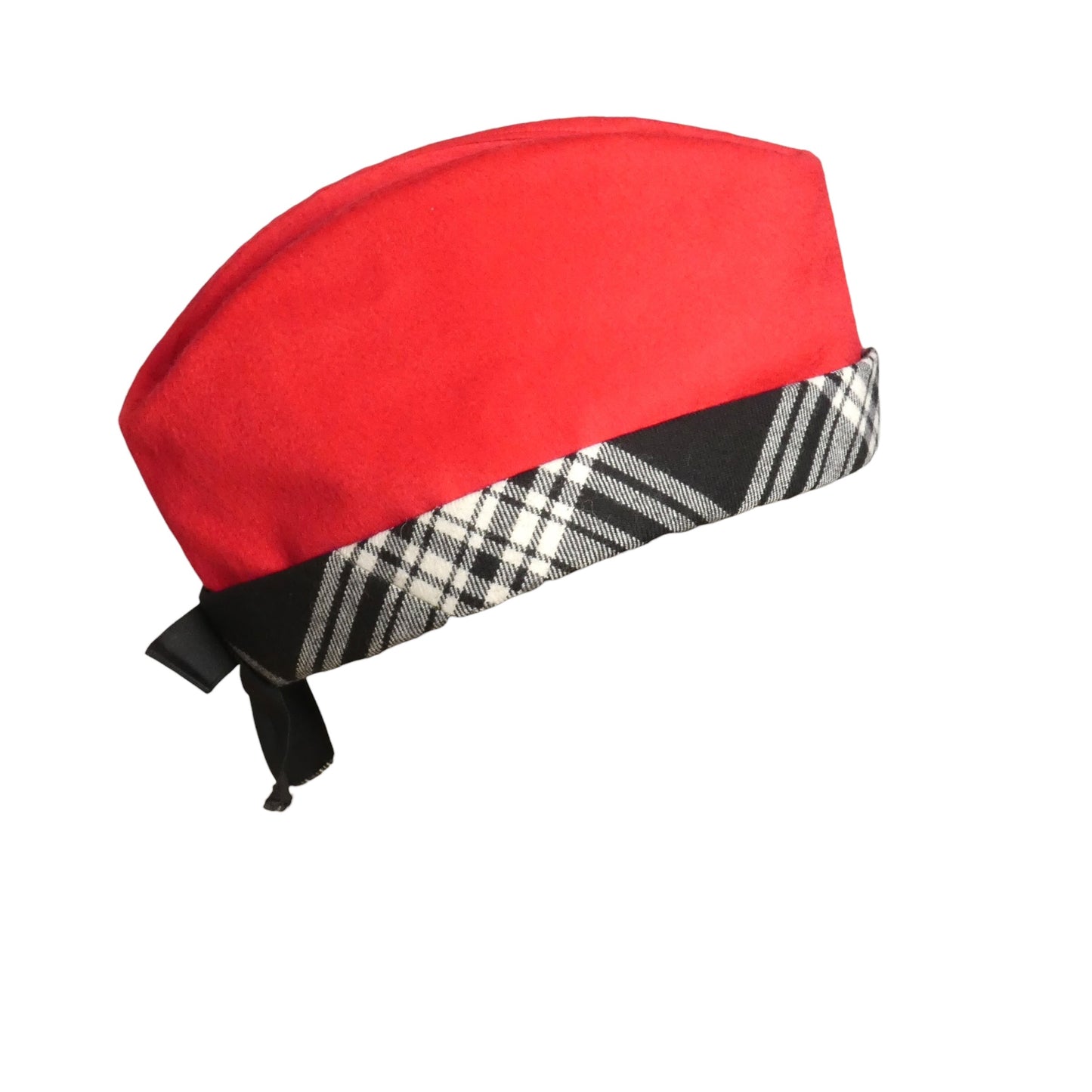 GELOT - 1980s Red Wool French Envelope Hat