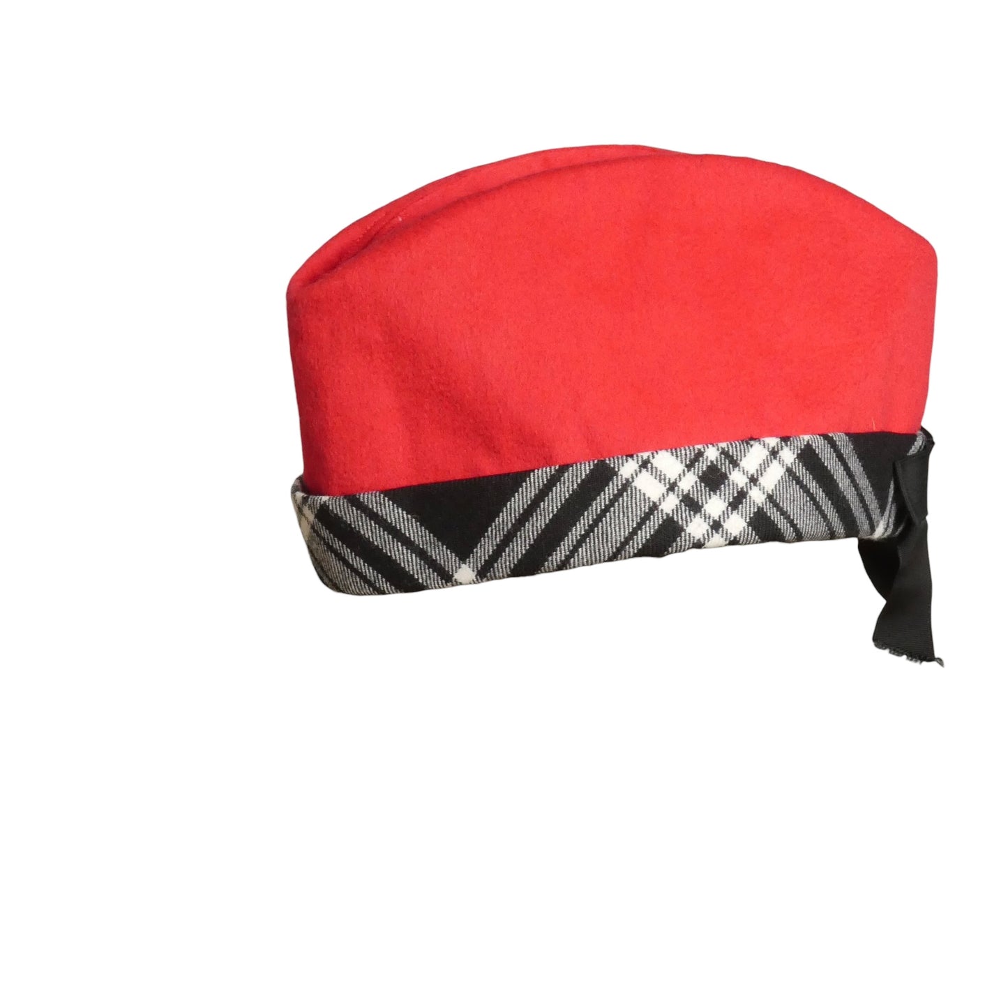 GELOT - 1980s Red Wool French Envelope Hat