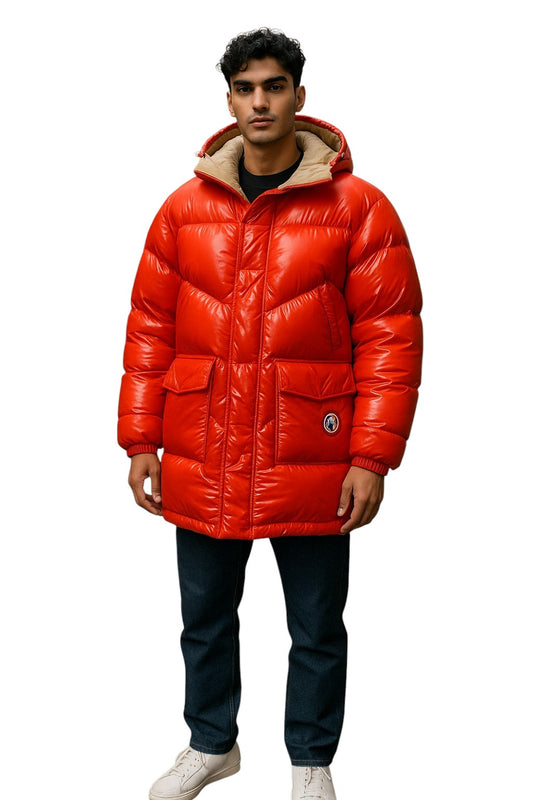 GUCCI- NWT Aria Reversible Puffer Coat, Size Large
