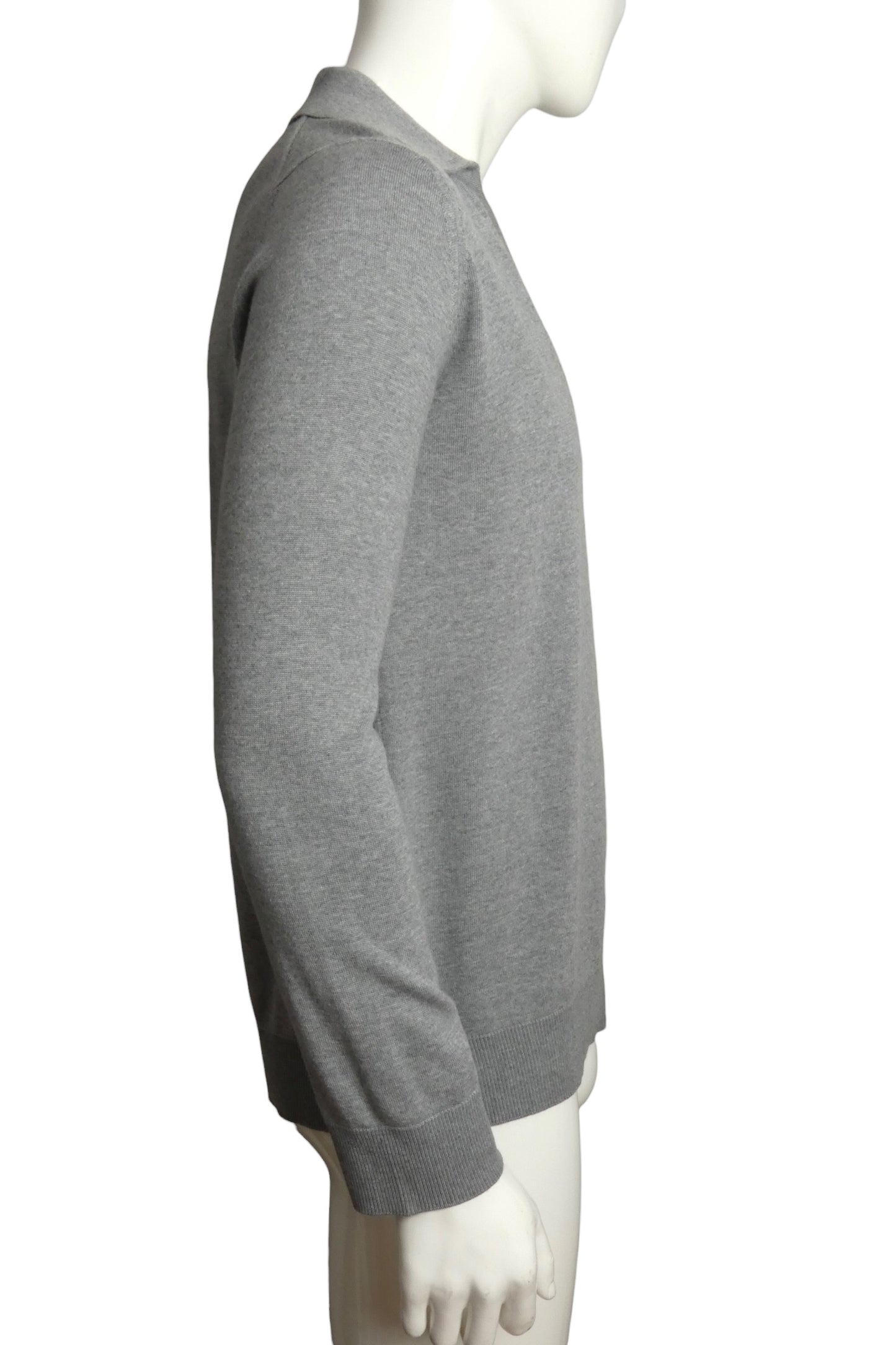 GUCCI - NWT Grey Wool Appliqué Sweater, Size-Small