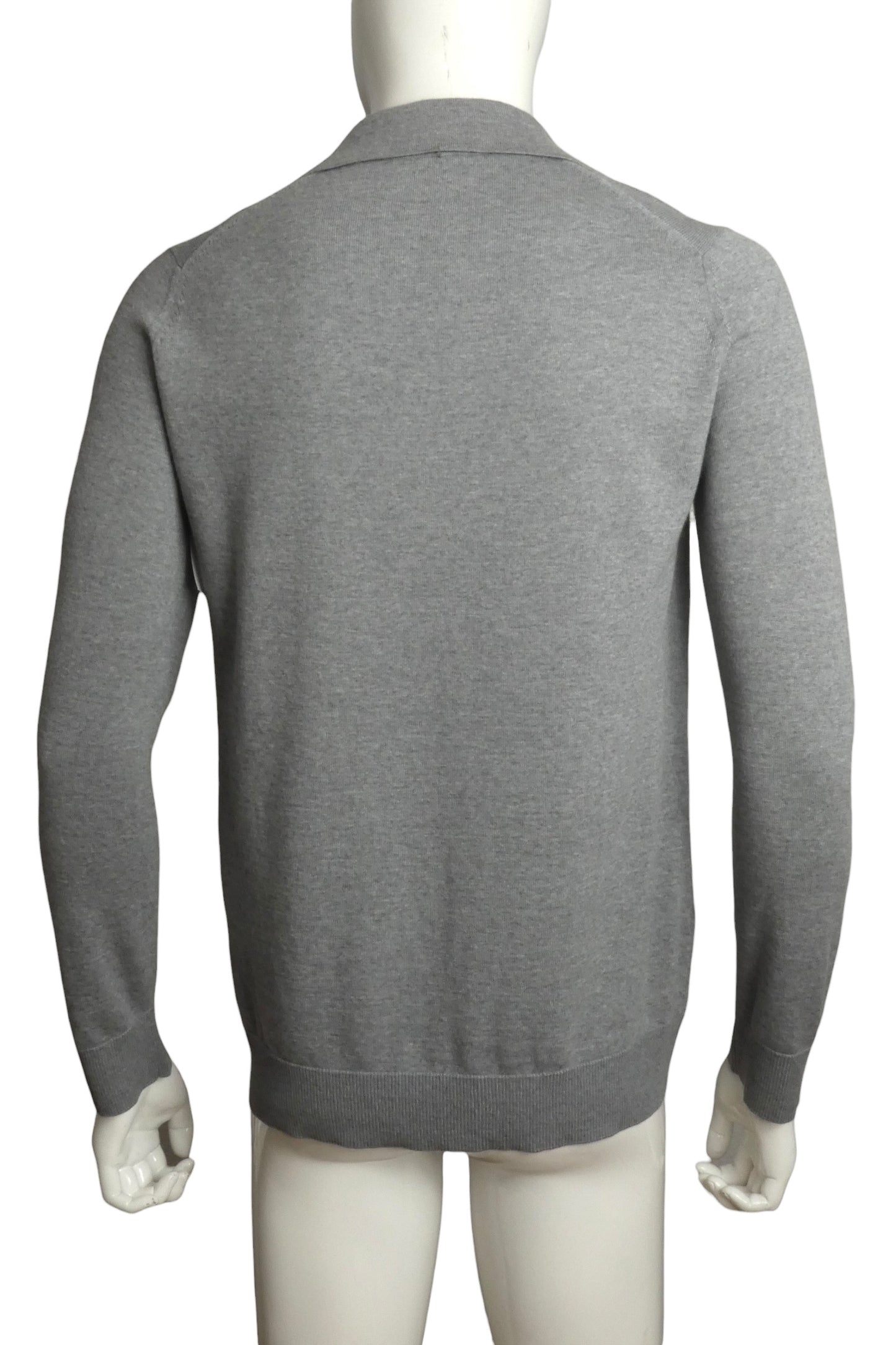 GUCCI - NWT Grey Wool Appliqué Sweater, Size-Small