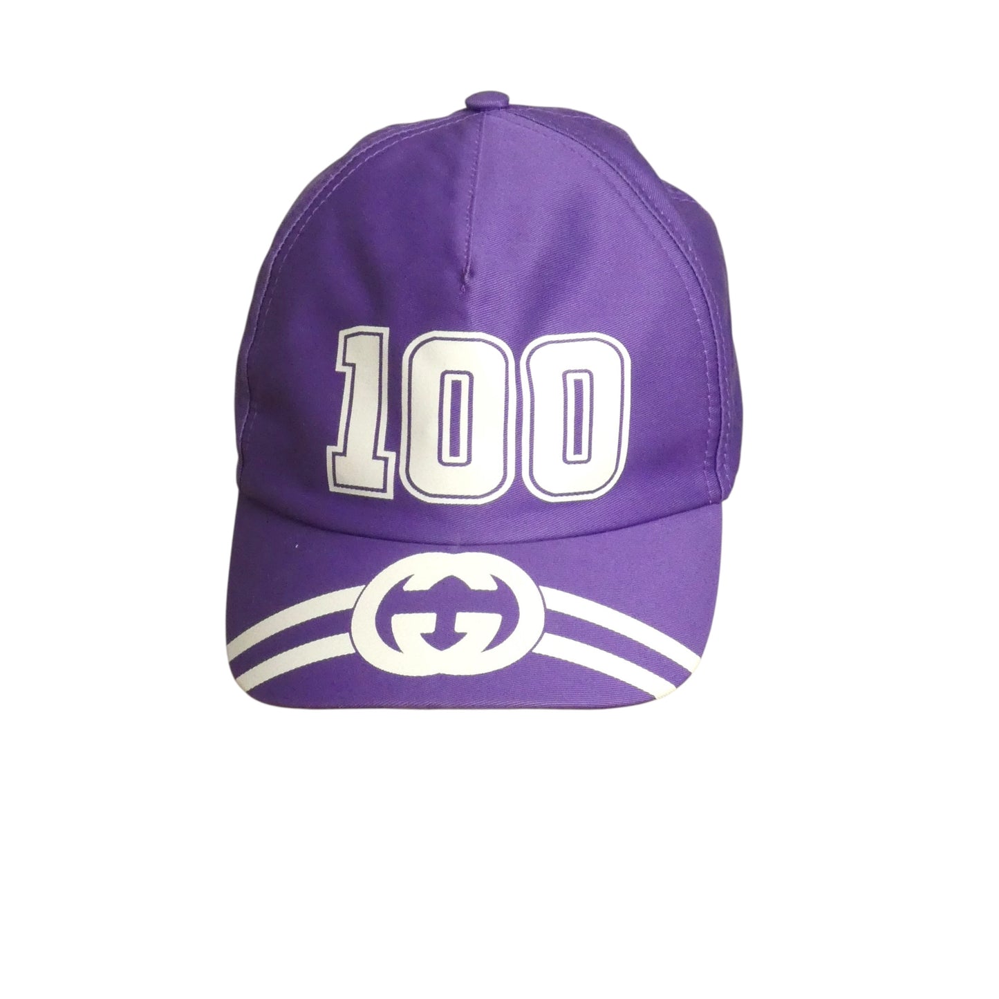 GUCCI - 2021 NWT Purple Interlocking G Baseball Cap, Size-Medium