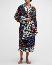 DOLCE & GABBANA- NWT Graffiti Terry Cloth Robe, Size XL