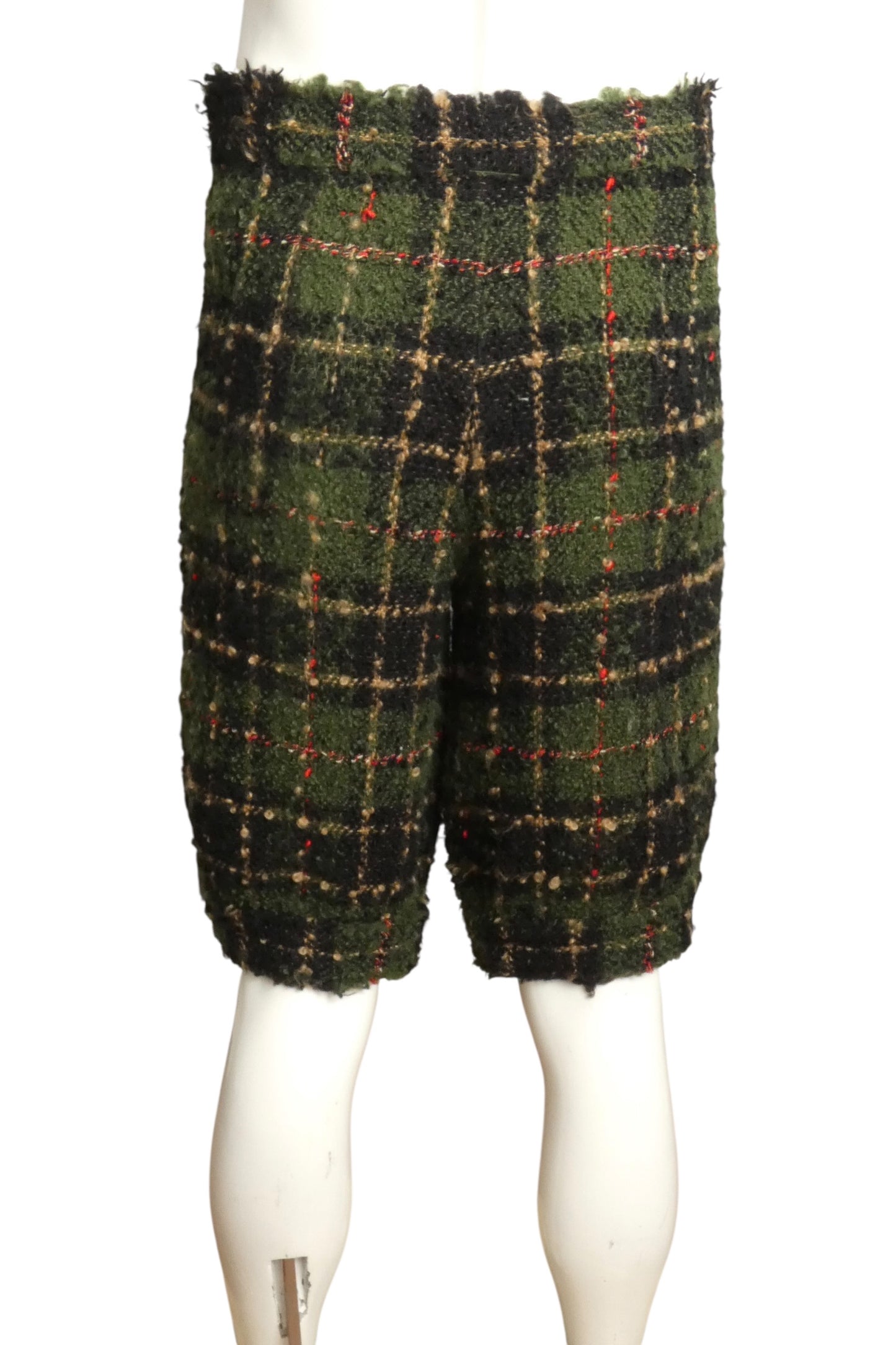 JUNYA WATANABE - 2004 Wool Tweed Shorts, Size-Small