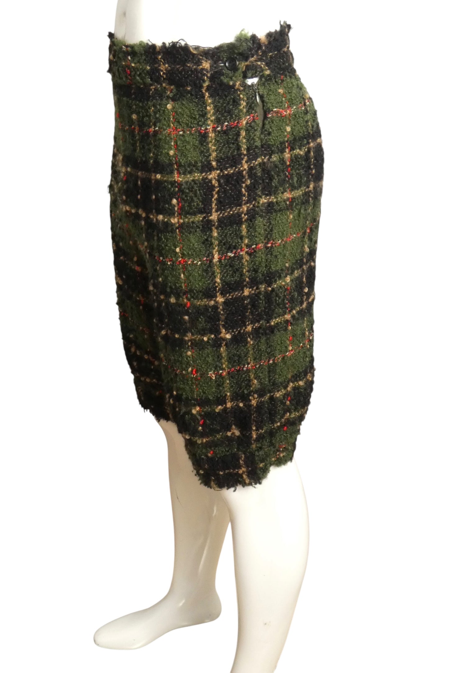 JUNYA WATANABE - 2004 Wool Tweed Shorts, Size-Small