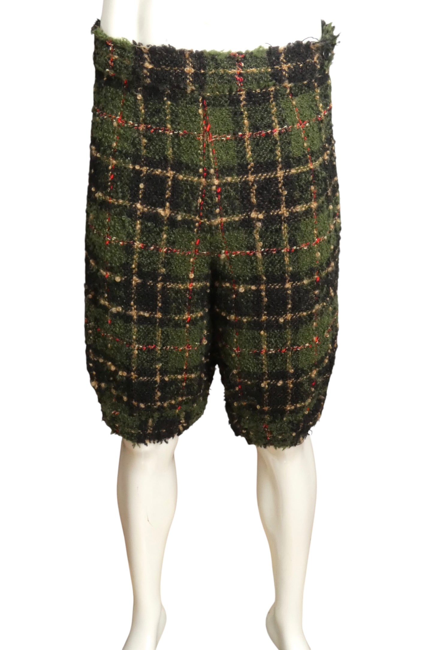 JUNYA WATANABE - 2004 Wool Tweed Shorts, Size-Small