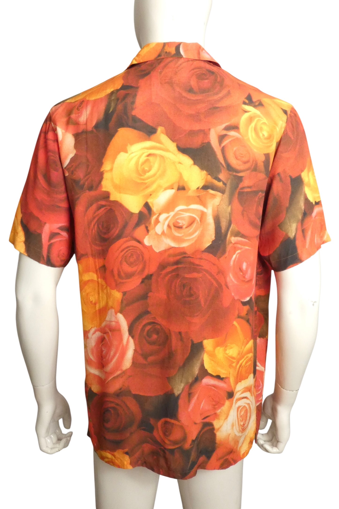MOSCHINO JEANS - 1990s Floral Rayon Shirt, Size-XSmall