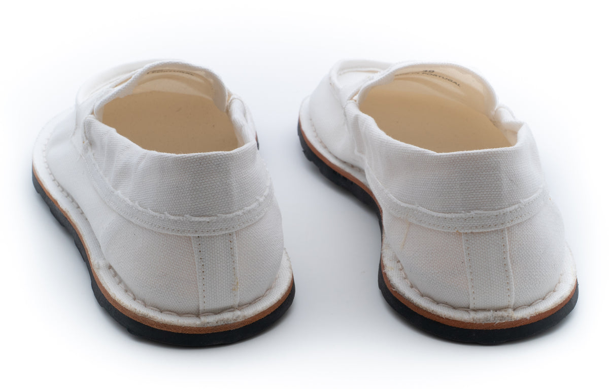 MOSCHINO COUTURE! - 2025 Canvas Loafers, White, Multiple Sizes Available