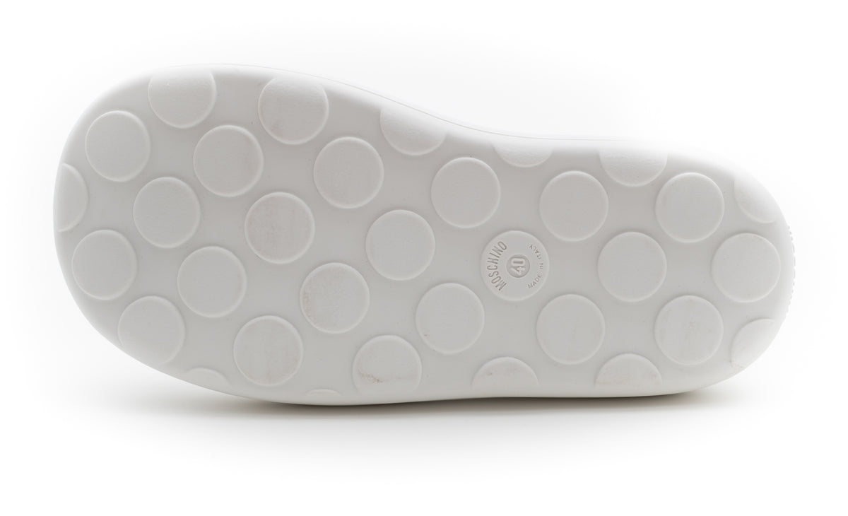 MOSCHINO COUTURE! - 2025 Leather Sneakers, White, Multiple Sizes Available