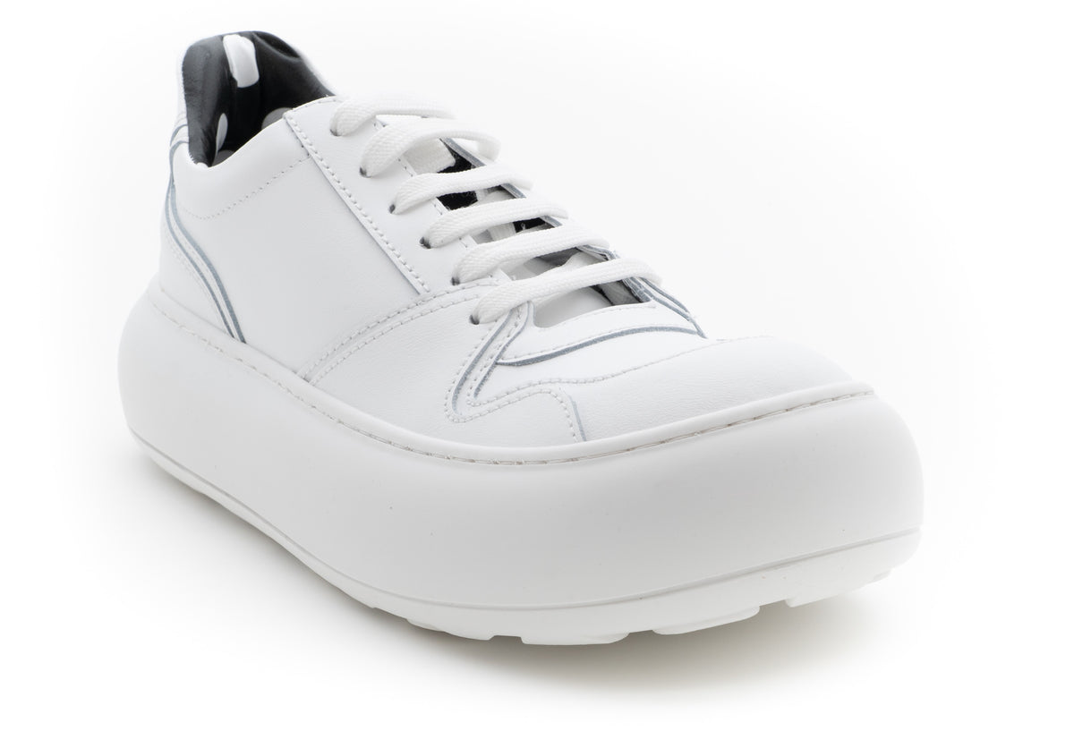 MOSCHINO COUTURE! - 2025 Leather Sneakers, White, Multiple Sizes Available