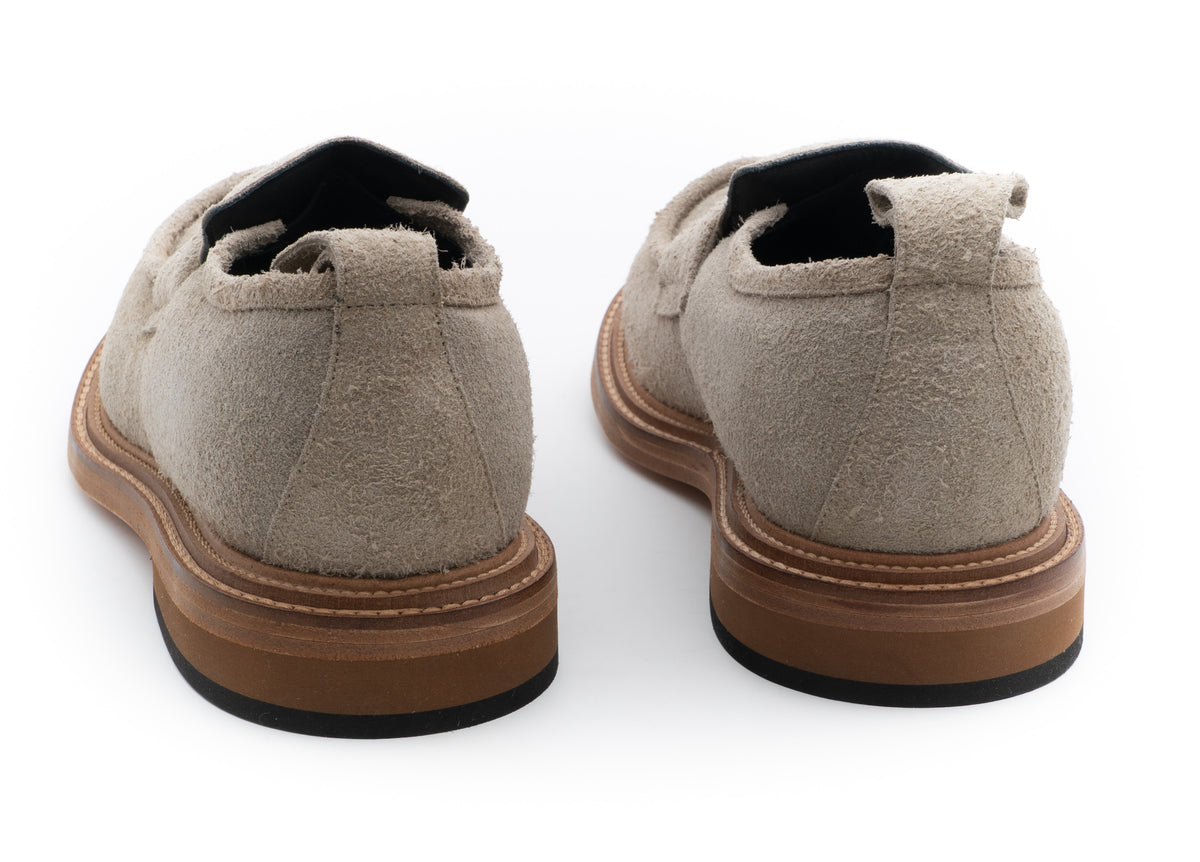MOSCHINO COUTURE! - Suede Oliver Loafers, Beige, Multiple Sizes Available