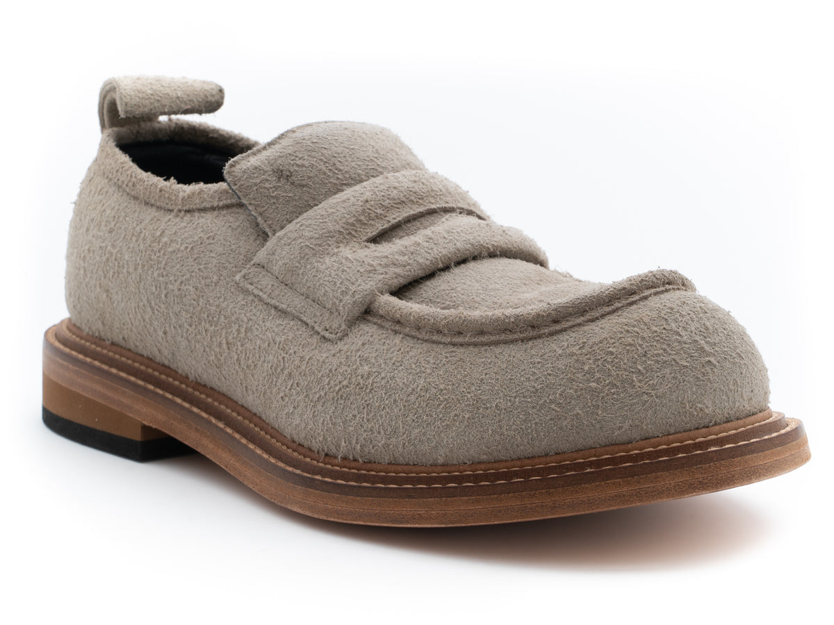 MOSCHINO COUTURE! - Suede Oliver Loafers, Beige, Multiple Sizes Available