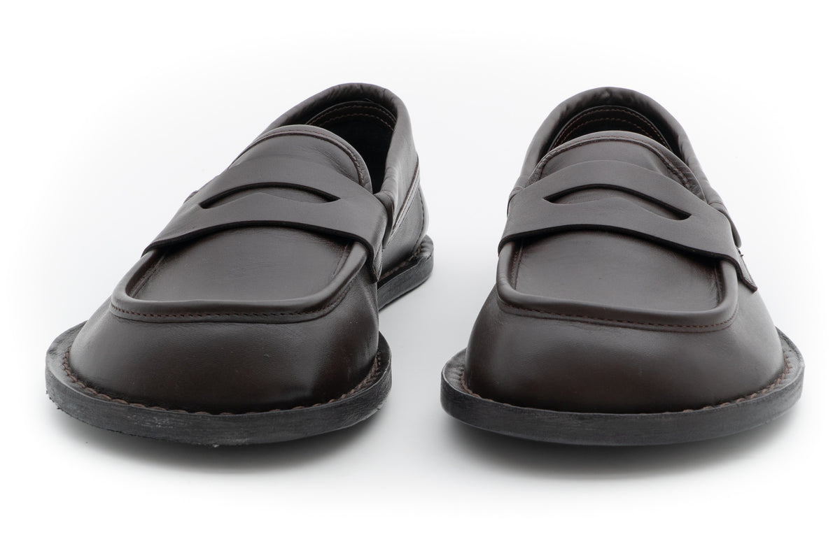 MOSCHINO COUTURE! - Leather Loafers, Brown, Multiple Sizes Available