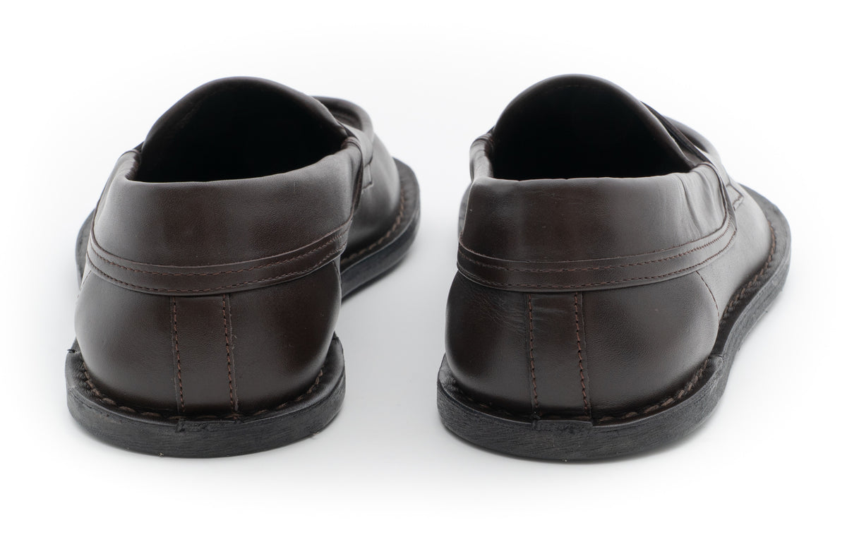 MOSCHINO COUTURE! - Leather Loafers, Brown, Multiple Sizes Available