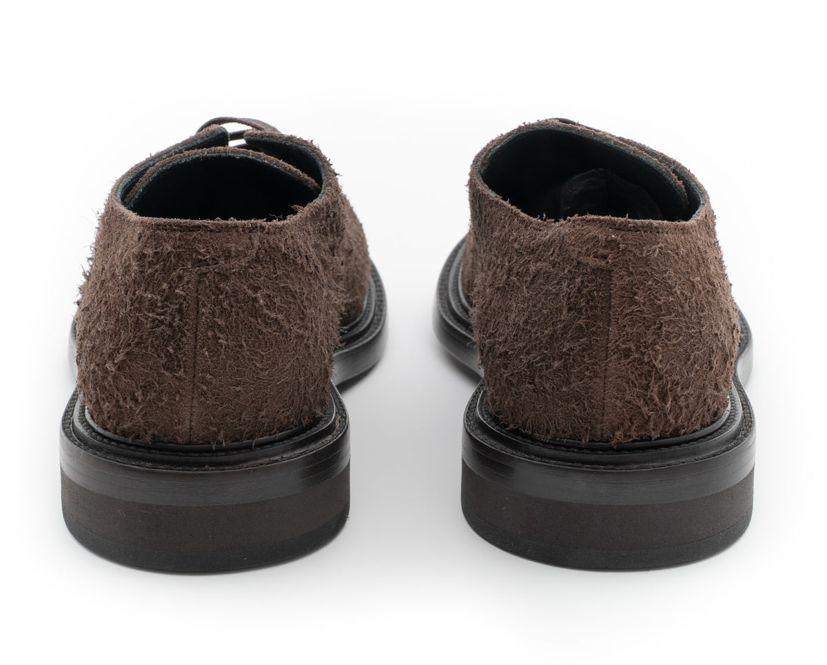 MOSCHINO COUTURE! - Suede Brogues, Brown, Size 41