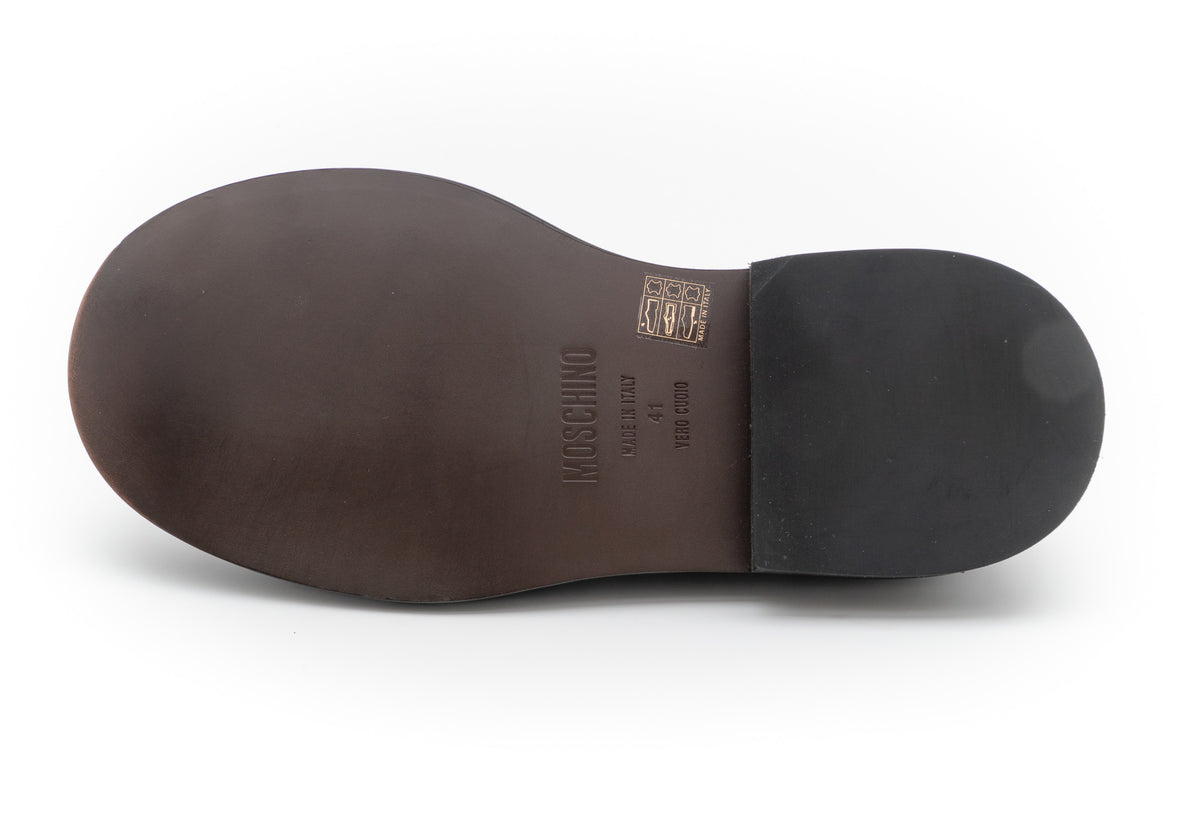 MOSCHINO COUTURE! - Suede Brogues, Brown, Size 41