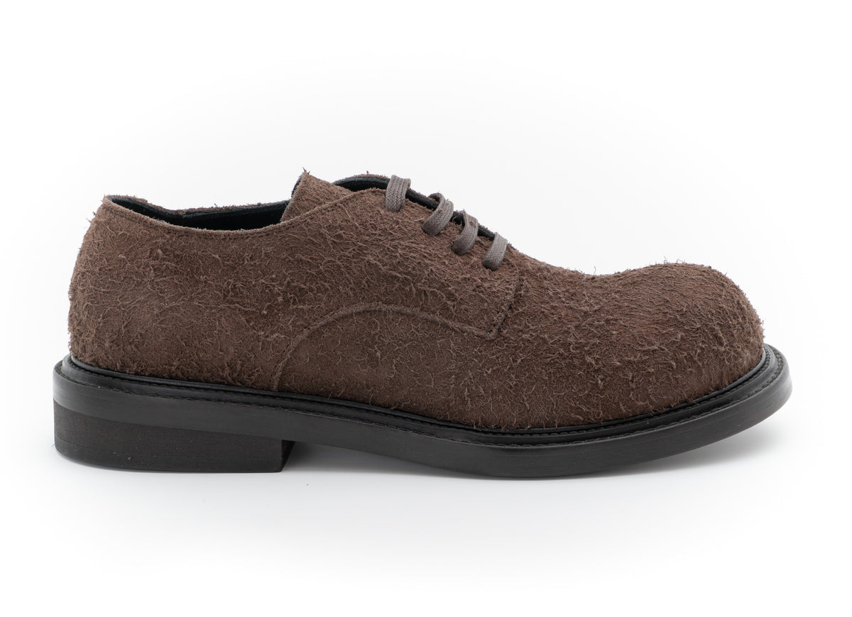 MOSCHINO COUTURE! - Suede Brogues, Brown, Size 41