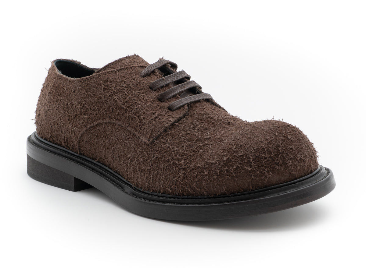 MOSCHINO COUTURE! - Suede Brogues, Brown, Size 41