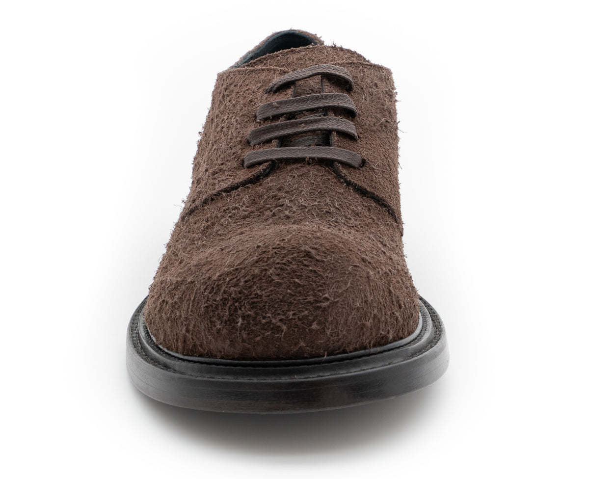 MOSCHINO COUTURE! - Suede Brogues, Brown, Size 41