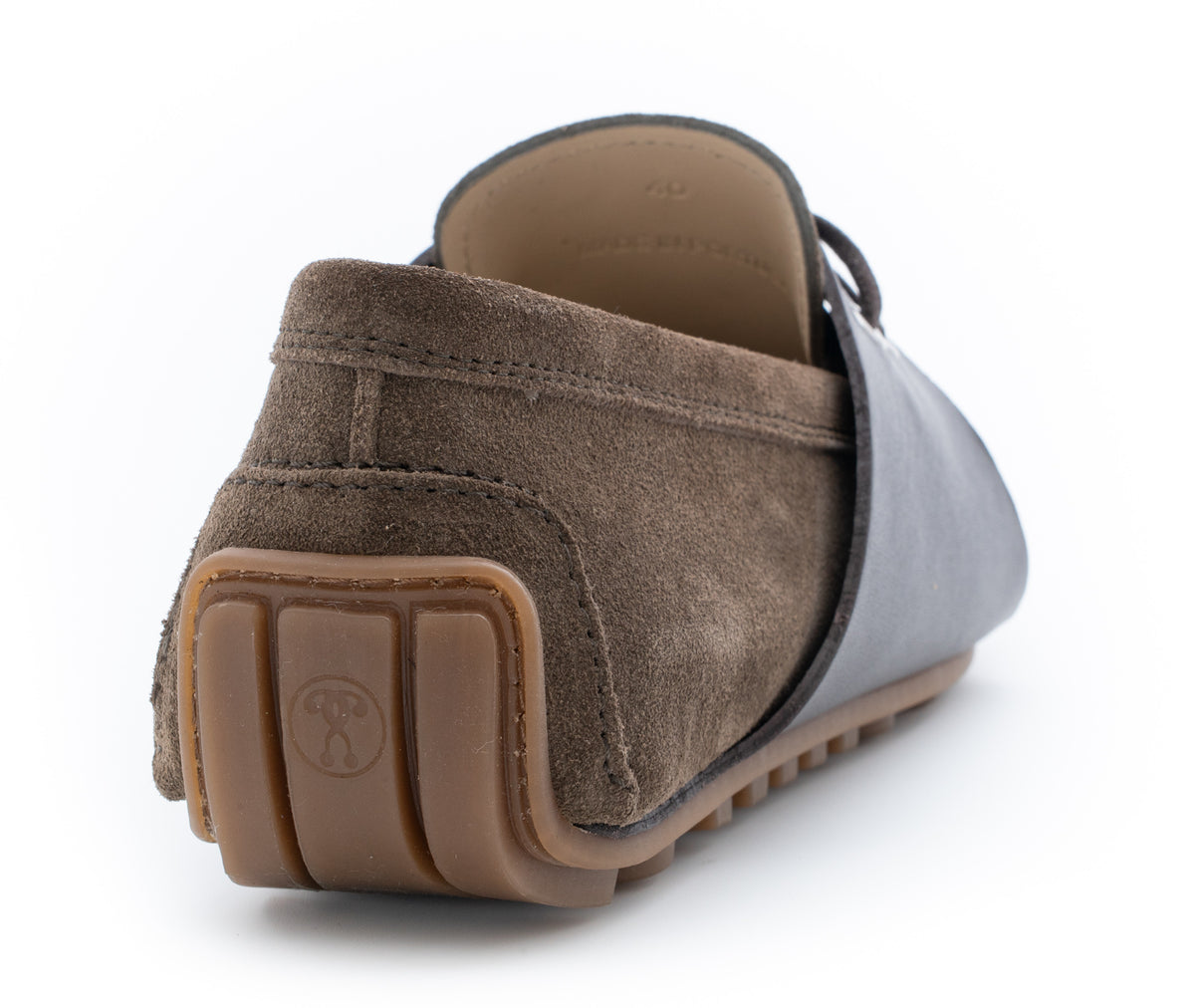 MOSCHINO COUTURE! - Suede & Leather Mocs, Olive, Multiple Sizes Available