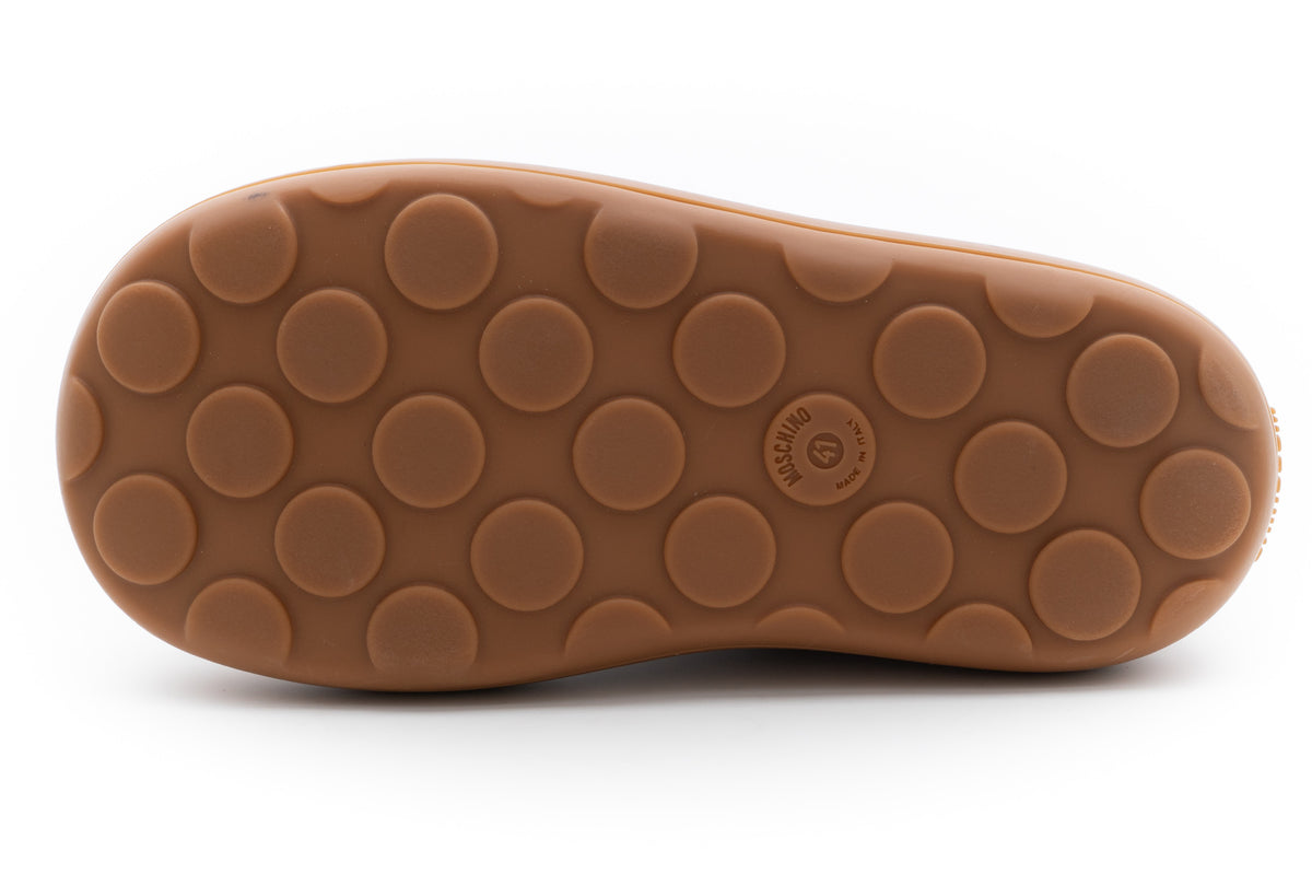 MOSCHINO COUTURE! - Suede Sneakers, Brown, Size 41