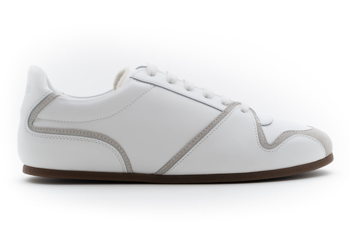 MOSCHINO COUTURE! - Leather Sneakers, White, Size 45