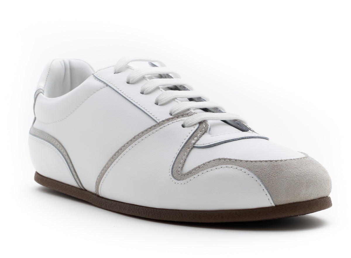 MOSCHINO COUTURE! - Leather Sneakers, White, Size 45