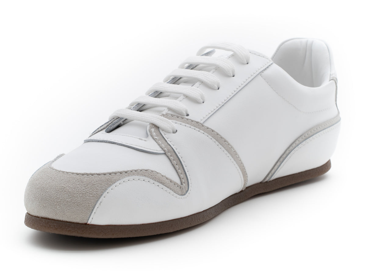 MOSCHINO COUTURE! - Leather Sneakers, White, Size 45