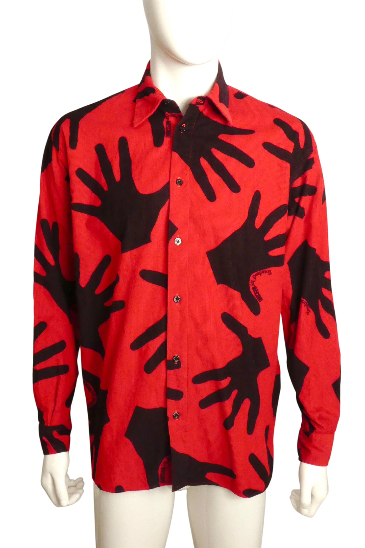MOSCHINO JEANS - 1990s "Touched by Moschino" Corduroy Shirt, Medium