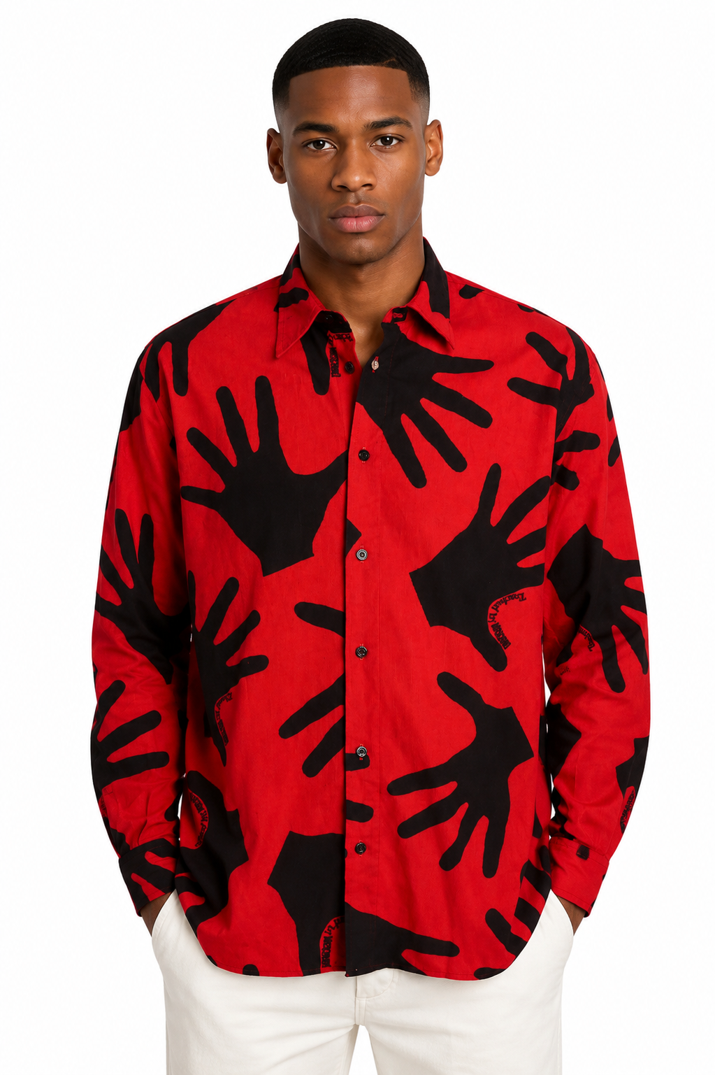 MOSCHINO JEANS - 1990s "Touched by Moschino" Corduroy Shirt, Medium