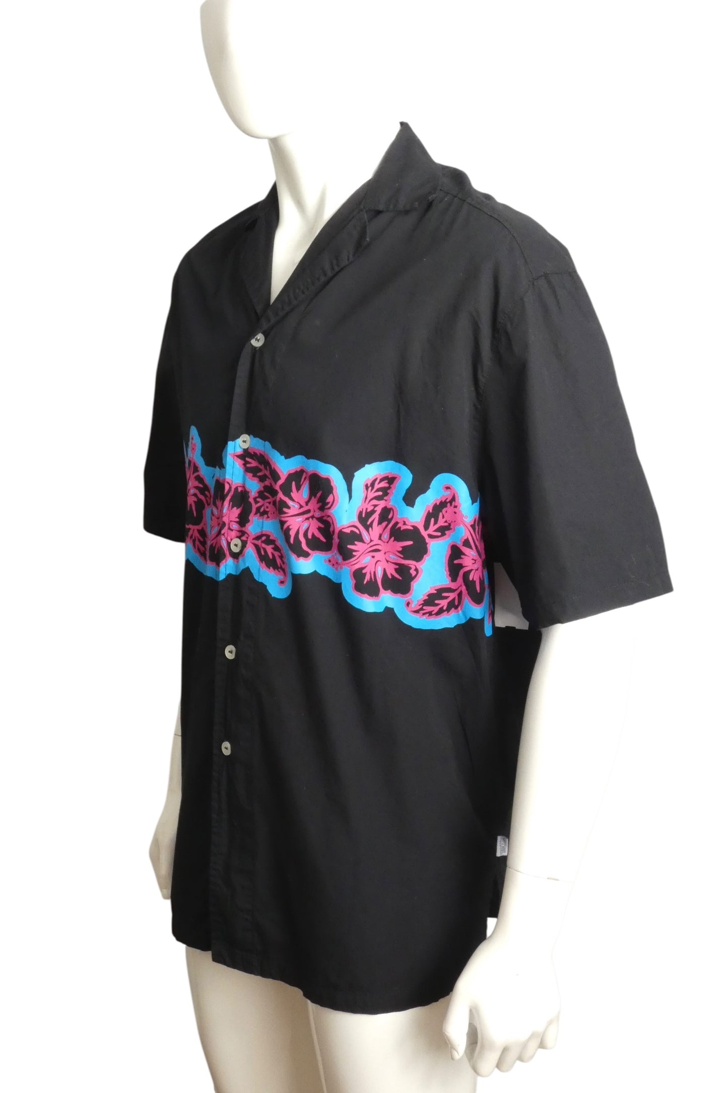 MOSCHINO MARE - Tropical Floral Cotton Shirt, Size-XLarge